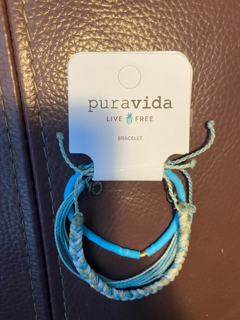 Pura Vida Teal & Aqua Layered Bracelet Set